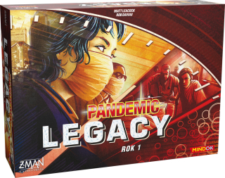 Pandemic Legacy CZ Rok 1 (červená krabica) - spoločenská hra