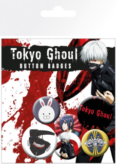 Odznak Tokyo Ghoul Pin Badges 6-Pack Mix