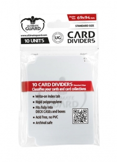 Deck Dividers Ultimate Guard (10) - Transparent - rozdeľovače kariet