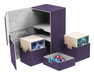Krabička Ultimate Guard Twin Flip´n´Tray Deck Case 200+ Purple
