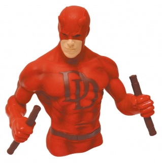 Marvel Comics Bust Bank Daredevil Red Version 15 cm - pokladnička