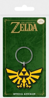 Kľúčenka Legend of Zelda Rubber Keychain Triforce 6 cm