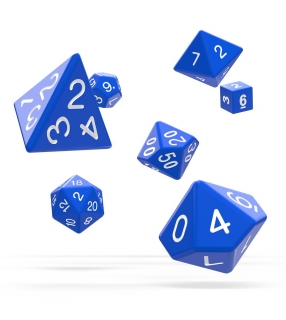 Kocka Set (7) - Oakie Doakie Dice RPG Set Solid - Blue