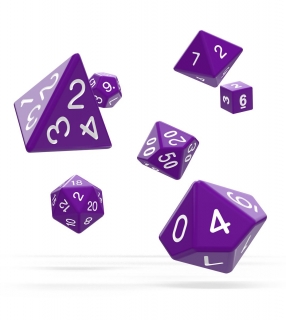 Kocka Set (7) - Oakie Doakie Dice RPG Set Solid - Purple
