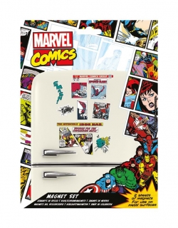 Magnetky - Marvel Comics Fridge Magnets Retro Heroes