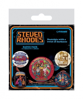 Odznak Steven Rhodes Pin Badges 5-Pack Collection