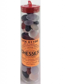 Kamienky Glass Stones (40/4“ tube) - Assorted Frosted / Mix Frosted