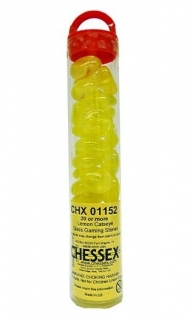 Kamienky Glass Stones (40/4“ tube) - Catseye Yellow