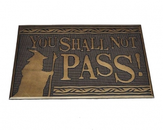 Rohožka - Lord of the Rings Doormat You Shall Not Pass 40 x 60 cm (Gumená)