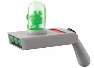 Rick and Morty Vinyl Toy Sound and Light Up Portal Gun