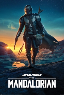 Plagát Star Wars: The Mandalorian  Poster - Nightfall 61 x 91 cm