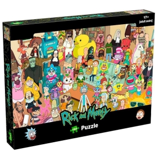 Puzzle - Rick and Morty Jigsaw Puzzle Characters (1000)