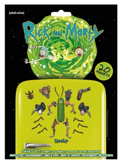 Magnetky - Rick and Morty Fridge Magnets Weaponize The Pickle