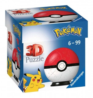 Puzzle - Pokémon 3D Puzzle Pokéballs: Classic (54 pieces)