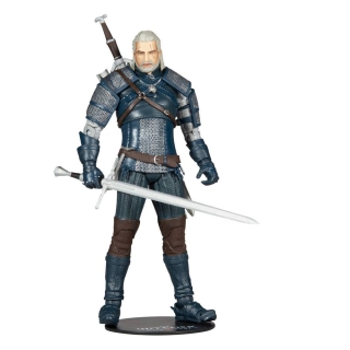 The Witcher Action Figure Geralt of Rivia (Viper Armor: Teal Dye) 18 cm