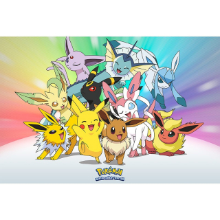 Plagát Pokémon Group 61 x 91 cm