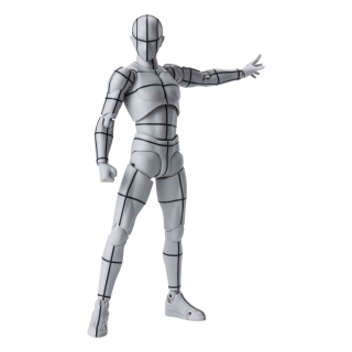 S.H. Figuarts Body Kun Action Figure Wireframe Gray Color Version 15 cm