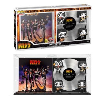 Funko POP: Albums - Kiss 4-Pack Destroyer GITD 10 cm