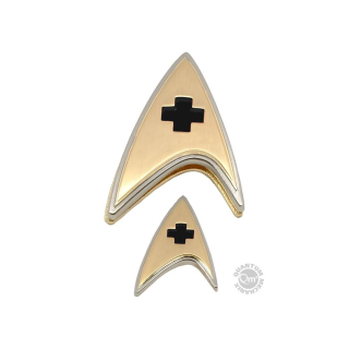 Odznak Star Trek Discovery Enterprise Badge & Pin Set Medical