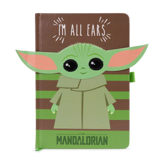 Zápisník - Star Wars The Mandalorian Premium Notebook A5 I'm All Ears Green