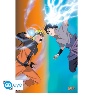 Plagát Naruto Poster Naruto vs Sasuke 61 x 91 cm
