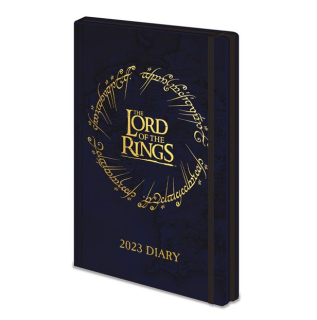 Zápisník / Diár Lord Of The Rings Diary 2023 Maps