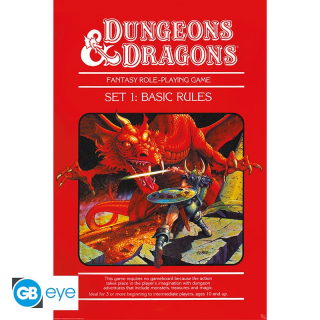 Plagát Dungeons & Dragons Basic Rules 61 x 91 cm