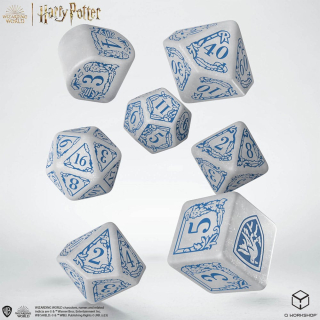 Kocka Set (7) - Harry Potter Dice Set Ravenclaw Modern Dice Set - White