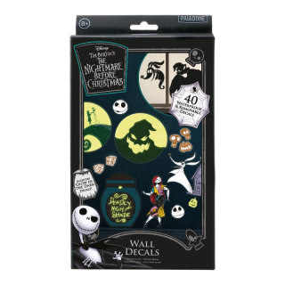 Nálepky Nightmare Before Christmas Wall Decals Glow In The Dark