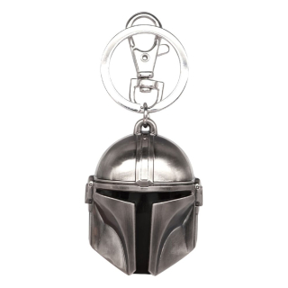 Kľúčenka Star Wars Metal Keychain Mandalorian Helmet