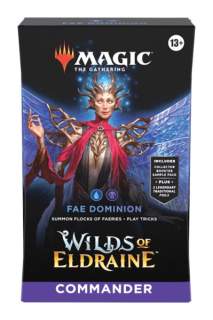 Magic The Gathering TCG: Wilds of Eldraine COMMANDER Fae Dominion