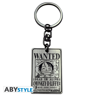 Kľúčenka One Piece - Wanted Luffy