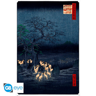 Plagát Hiroshige - New Years Eve Foxfire 61 x 91 cm