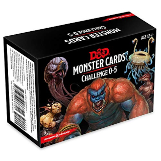 Dungeons & Dragons: Monster Cards Deck Levels 0-5 (195)