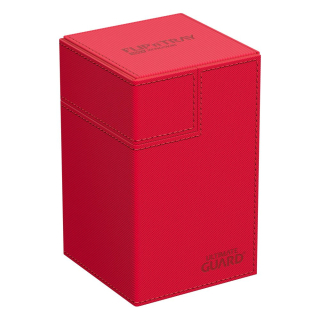Krabička Ultimate Guard Flip`n`Tray 100+ XenoSkin Monocolor Red