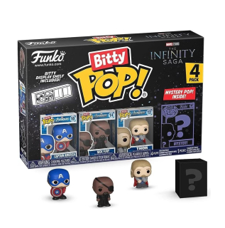 Funko Bitty POP: Marvel The Infinity Saga - Capt. America / Nick Fury / Thor