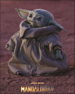 Star Wars: The Mandalorian 3D Effect Poster - Grogu 26 x 20 cm