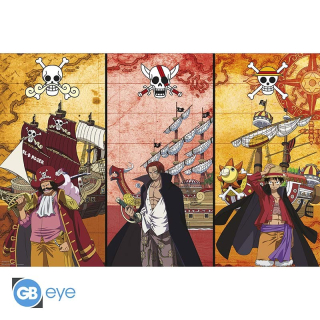 Plagát One Piece Poster - Captains & Boats 61 x 91 cm