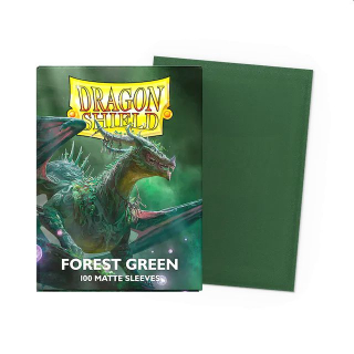 Obal Dragon Shield 100ks MATTE - FOREST GREEN
