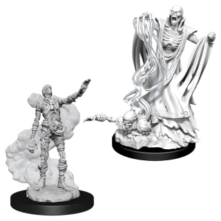Dungeons & Dragons Nolzur's Marvelous Miniatures - Lich & Mummy Lord 2-Pack, 4 cm