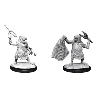 Dungeons & Dragons Nolzur's Marvelous Miniatures - Kuo-Toa & Kuo-Toa Whip 2-Pack, 4 cm
