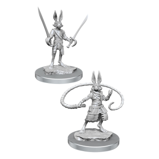 Dungeons & Dragons Nolzur's Marvelous Miniatures - Harengon Rogues 2-Pack, 4 cm
