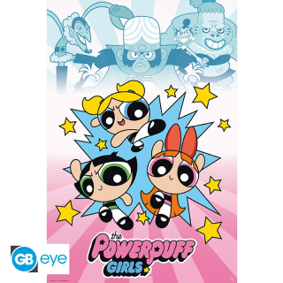 Plagát Powerpuff Girls - Girls vs Villains 61 x 91 cm