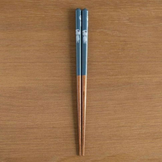Jedálenské paličky Chopsticks - Studio Ghibli lacquered Chopsticks Mononoke Dark Blue