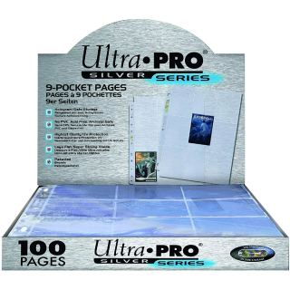 Obal UltraPRO - stránka na 9 kariet Silver (100ks)