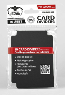 Deck Dividers Ultimate Guard (10) -  Black - rozdeľovače kariet