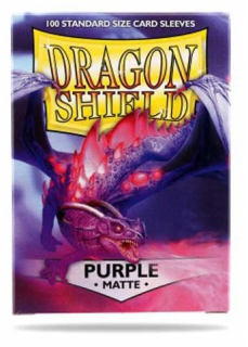 Obal Dragon Shield 100ks MATTE – fialový