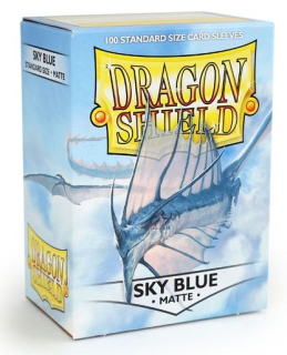 Obal Dragon Shield 100ks MATTE – modrý SKY BLUE